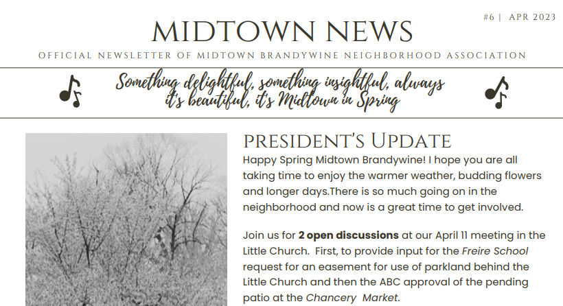 Midtown Brandywine News April 2023