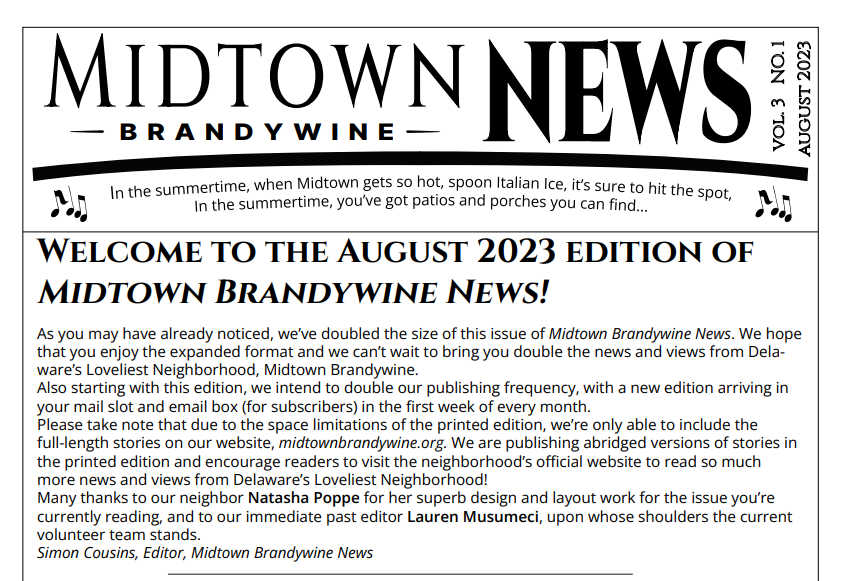 Midtown Brandywine News August 2023