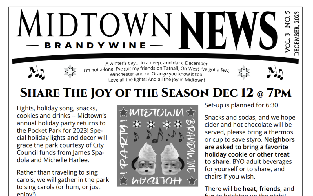 Midtown Brandywine News, December 2003